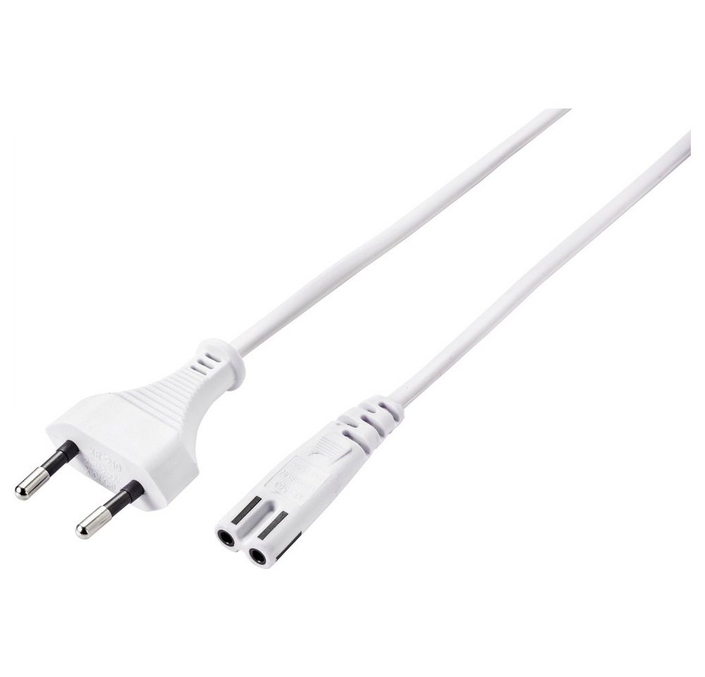 Basetech Basetech BT-2336883 Strom Netzkabel Weiß 5.00 m Elektro-Kabel, (500.00 cm) von Basetech