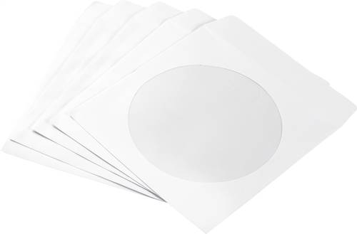 Basetech CD Hülle BT-2267609 1 CD/DVD/Blu-Ray Weiß Papier 50St. Basetech CD Hülle BT-2267609 1 CD/DVD/Blu-Ray Weiß Papier 50St. von Basetech