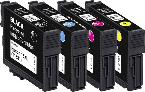 Basetech Druckerpatrone ersetzt Epson 16, T1626, T1621, T1622, T1623, T1624 Kompatibel Kombi-Pack Sc von Basetech