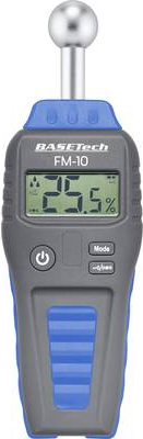 Basetech FM-10 Materialfeuchtemessgerät Messbereich Baufeuchtigkeit (Bereich) 0.1 bis 99.9 % vol Messbereich Holzfeuchtigkeit (Bereich) 0.1 bis 99.9 % vol (BT-1629564) von Basetech