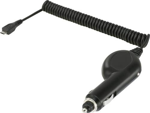 Basetech Ladeadapter KFZ Ausgangsstrom (max.) 1A Anzahl Ausgänge: 1 x Micro-USB von Basetech