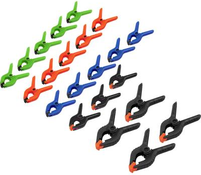 Basetech Mini-Spannzwingen-Set 22-teilig 1529585 Produktabmessung, Länge: 90 mm Basetech Mini-Spannzwingen-Set 22-teilig 1529585 Produktabmessung, Länge: 90 mm von Basetech