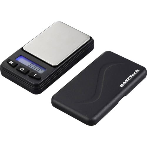 Basetech Taschenwaage Wägebereich (max.) 200 g Ablesbarkeit 0.01 g batteriebetrieben Silber von Basetech