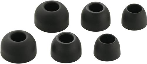 Basetech YTI-189 In Ear Kopfhörer Ohrpolster 3 Paar Schwarz von Basetech