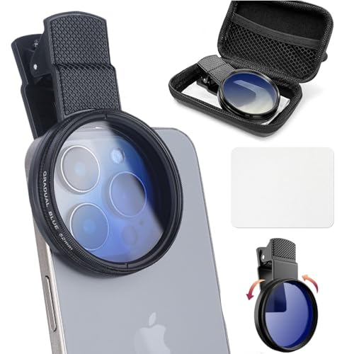 Universal Handy Kamera Objektiv, CPL Filter 52 mm, Polarisationsfilter für Handykamera, Clip-On Handy CPL-Filter, Makroobjektiv für die meisten Smartphones Universal Handy Kamera Objektiv, CPL Filter 52 mm, Polarisationsfilter für Handykamera, Clip-On Handy CPL-Filter, Makroobjektiv für die meisten Smartphones von Basetousual