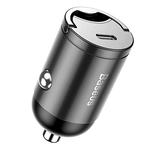 Mini CARGADOR DE COCHE BASEUS VCHX-B0G Tiny Star USB-C QC 4.0+ PD 30W (GRIS) von Baseus