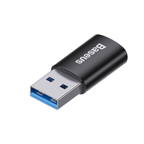 Baseus Ingenuity Series Mini OTG Adapter USB-A 3.1 Stecker auf Type-C Buchse Schwarz (ZJJQ000101) von Baseus