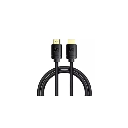 BASEUS Video Cable High Definition Series HDMI 2.1 8K 60 Hz 1.5m Black (WKGQ040101) von Baseus