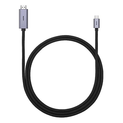 Baseus Video Cable High Definition Series Type C - HDMI 2.0 4K 60Hz 1m Black (WKGQ010001) von Baseus