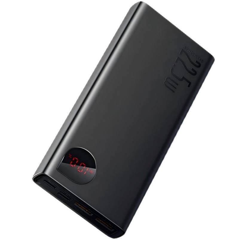 Baseus 20000mAh, 22.5W PD 3.0 QC4.0 Fast Charge USB C Externer Akku, Powerbank, Dreifach-Ausgangsnetzteil mit LED-Anzeige für iPhone, Samsung, etc von Baseus