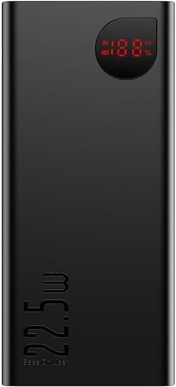 Baseus 6932172618308 Powerbank Lithium-Ion (Li-Ion) 20000 mAh Schwarz (PPAD070101) von Baseus