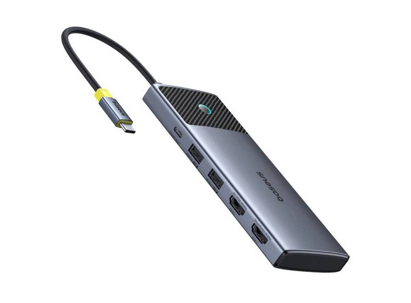 Baseus 7in1 HUB Baseus USB-C – USB-C PD100W / 2x USB-A / 2x HDMI 4K usw. USB-Adapter von Baseus