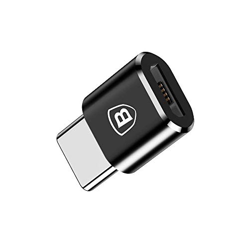 Baseus Adapter Micro USB auf USB Typ C, Schwarz von Baseus