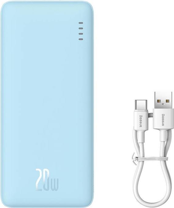 Baseus Airpow Lithium-Polymer-Powerbank 10000 mAh 20 W Blau (P10022801313-00) von Baseus
