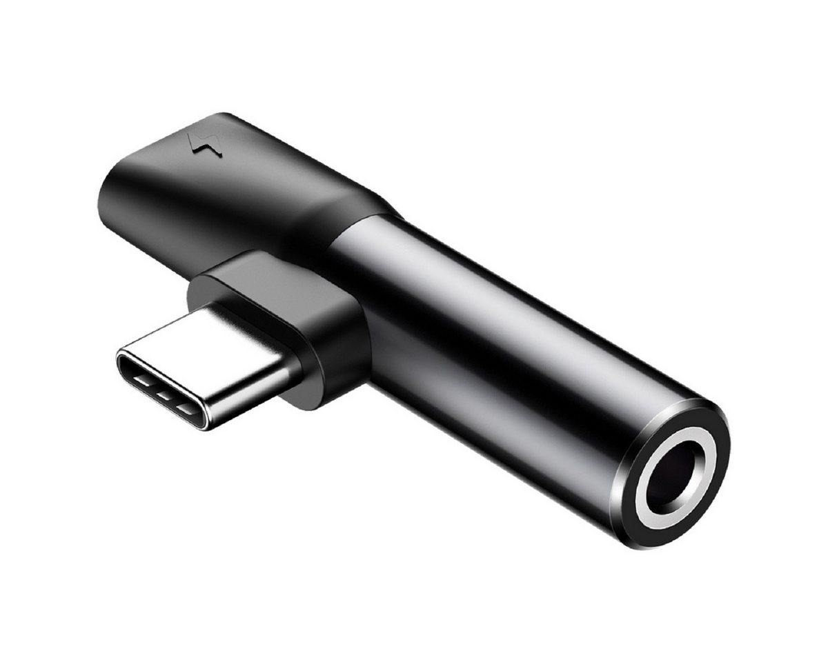 Baseus Audio Converter L41 Adapter von USB-C auf USB-C-Anschluss + 3,5-mm-Aux Audio-Adapter Baseus Audio Converter L41 Adapter von USB-C auf USB-C-Anschluss + 3,5-mm-Aux Audio-Adapter von Baseus