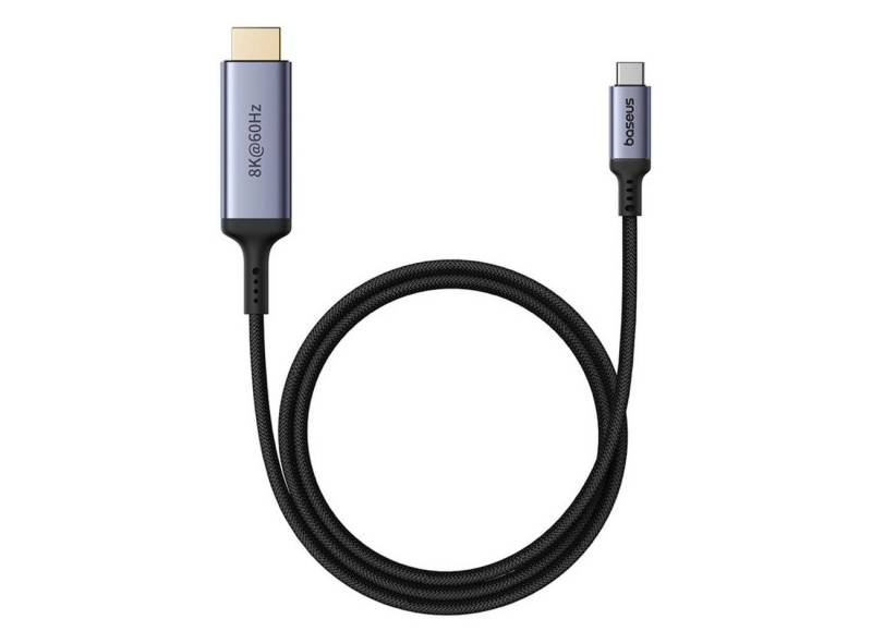 Baseus BS-OH064 8K 60Hz USB-C – HDMI-Kabel 1,5 m – Schwarz HDMI-Adapter, 150 cm von Baseus