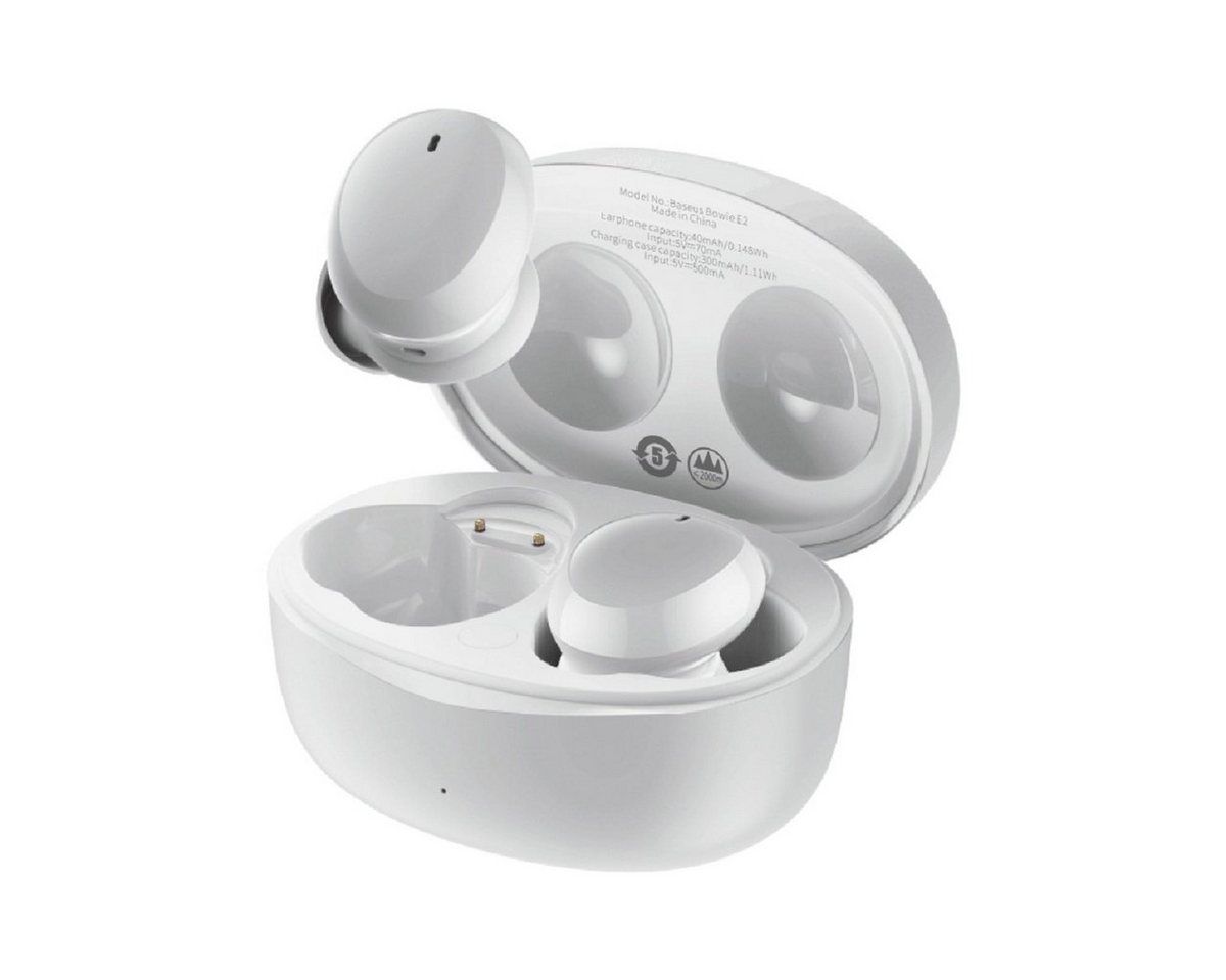 Baseus Baseus Bowie E2 TWS Wireless Kopfhörer Wasserdicht IP55 Bluetooth-Kopfhörer (Bluetooth, Touch Control, TWS, Wireless, Bluetooth 5.2, Wasserdicht: IP55 zertifiziert, Kristallklarer Klang, 5h Musik) von Baseus