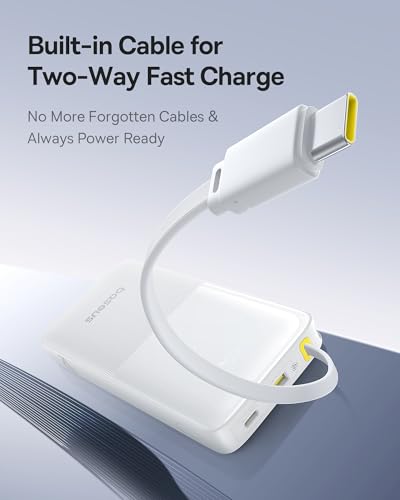 Baseus Bipow 2 10000mAh Power Bank-Weiß von Baseus