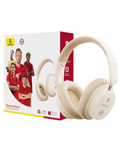 Baseus D05 Bluetooth Kopfhörer Over Ear über dem Ohr mit kraftvollem Bass, 50 Stunden Spielzeit, ENC-Anrufklarheit, Geräuschisolierung, bequemer Passform, leichtem, faltbarem Kopfhörer Baseus D05 Bluetooth Kopfhörer Over Ear über dem Ohr mit kraftvollem Bass, 50 Stunden Spielzeit, ENC-Anrufklarheit, Geräuschisolierung, bequemer Passform, leichtem, faltbarem Kopfhörer von Baseus