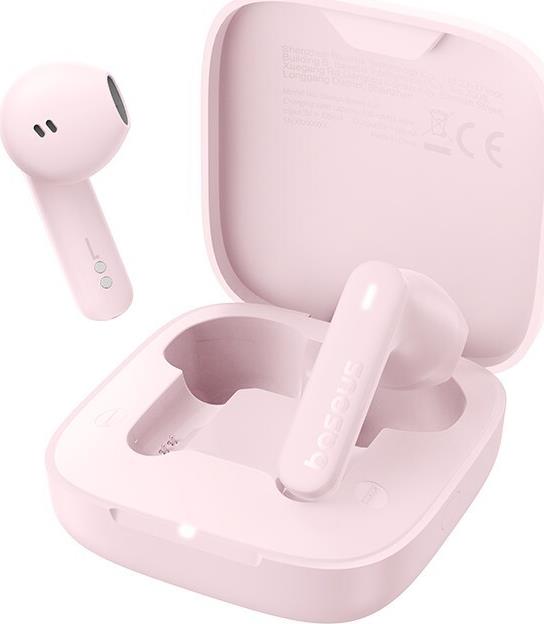 Baseus Bowie E16 Kopfhörer True Wireless Earphones im Ohr Anrufe/Musik USB Typ-C Bluetooth Rosa (A00061900413-01) von Baseus