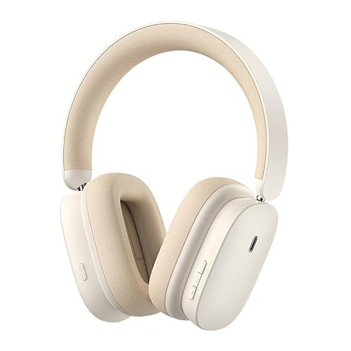 Baseus Bowie H1 Wireless Headphones Bluetooth 5.2, ANC (White) von Baseus