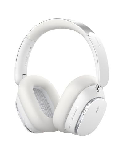 Baseus Bowie H1 Wireless Headphones Bluetooth 5.2 (White) von Baseus