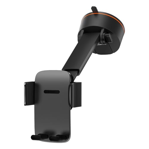Baseus Car Mount Easy Control PRO Cockpit/Grille Holder Black (Suction Cup Version) 4.7-6.7 inch Black (SUYK020001) von Baseus