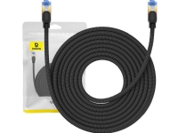 Baseus Cat 7 geflochtenes Netzwerkkabel Baseus Ethernet RJ45, 10Gbps, 10m (schwarz) von Baseus