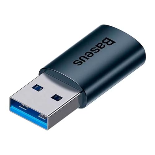 Baseus Converter Ingenuity Series Mini OTG Adapter USB-A 3.1 Stecker auf Typ-C-Buchse Blau (ZJJQ000103) von Baseus