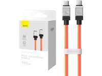 Baseus CoolPlay USB-C auf USB-C Kabel 100W 2m (orange) von Baseus