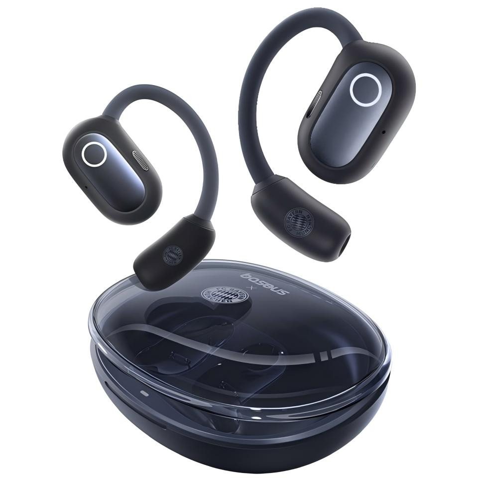 Baseus Eli Sport 1 Open-Ear-Kopfhörer (Bluetooth, Direktionale Akustik, Druckvoller Bass, Ultraleicht, IPX4 Wasserdicht, ENC-Mikrofone, Bluetooth, Für Laufen, Training, Fitness) von Baseus