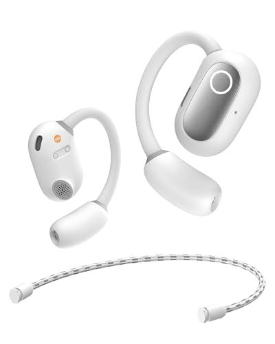 Baseus Eli Sport 1 Open Ear Kopfhörer Bluetooth, Direktionale Akustik, Druckvoller Bass, Ultraleicht, IPX4 Wasserdicht, ENC-Mikrofone, Kopfhörer Kabellos Bluetooth 5.3 Für Laufen, Training, Fitness von Baseus