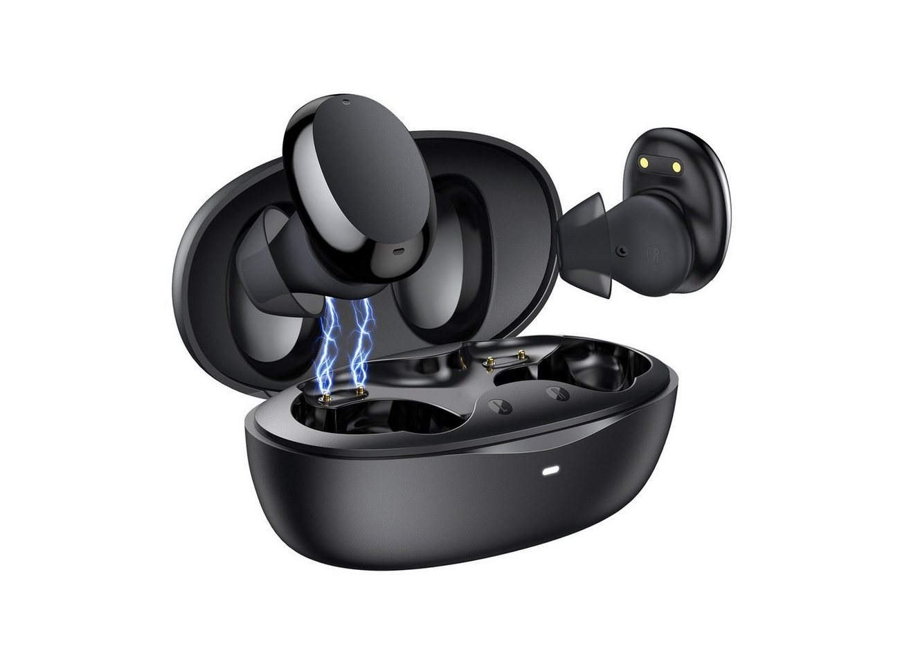 Baseus Encok W11 TWS Wasserdicht IPX8 Schwarz Bluetooth-Kopfhörer (Bluetooth, touch control, Bluetooth 5.0, Wasserfestigkeit IPX4 Klasse) von Baseus