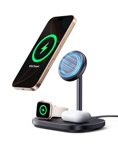 Baseus EnerFill 3-in-1 Kabelloses Ladegerät mit TEC Cooling, 22.5 W Kabellose Ladestation, Induktive Ladestation für Apple Watch und iPhone 16 15 14 13 12 Pro Max, für AirPod, mit 45 W Fast Charger Baseus EnerFill 3-in-1 Kabelloses Ladegerät mit TEC Cooling, 22.5 W Kabellose Ladestation, Induktive Ladestation für Apple Watch und iPhone 16 15 14 13 12 Pro Max, für AirPod, mit 45 W Fast Charger von Baseus