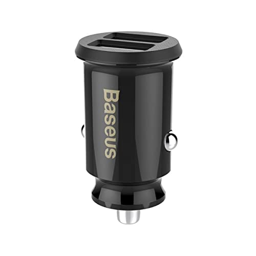 Baseus Grain Car Charger 2X USB 5V 3.1 A (Black) CCALL-ML01 Pour Asus Zenfone Selfie ZD551KL von Baseus