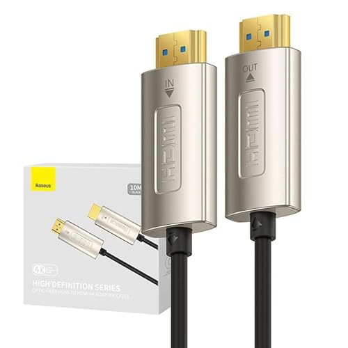 Baseus HDMI auf HDMI High Definition Kabel 10m 4K (schwarz) von Baseus