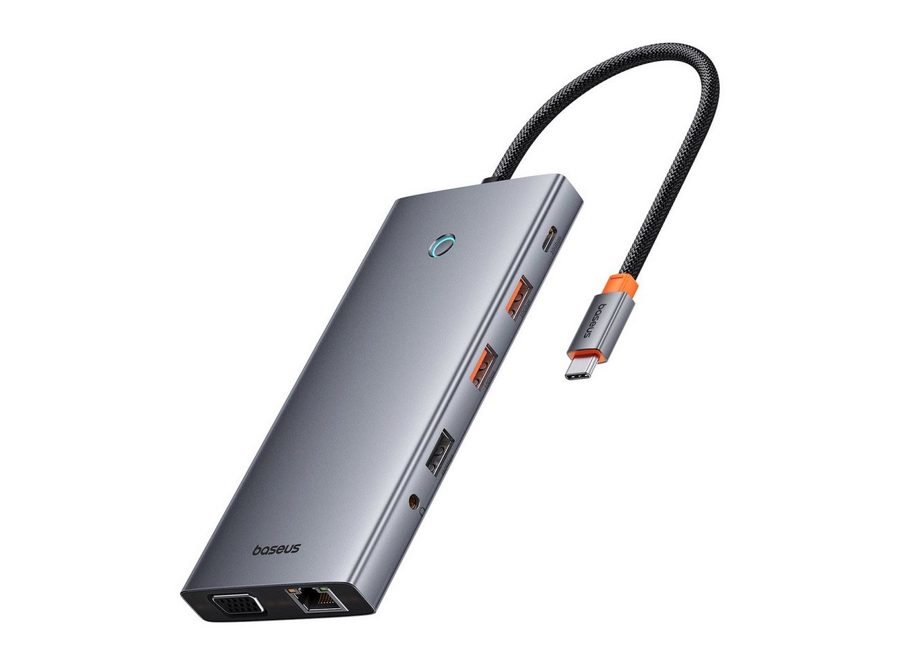 Baseus HUB Baseus PortalJoy Series 13in1 USB-C – 2x HDMI / DP / VGA usw. USB-Adapter Baseus HUB Baseus PortalJoy Series 13in1 USB-C – 2x HDMI / DP / VGA usw. USB-Adapter von Baseus