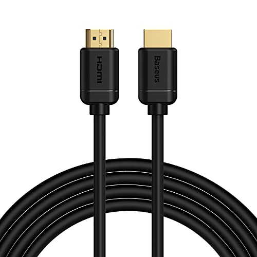 Baseus High Definition, Bildübertragungskabel, schwarz, 3m, Kabelverbinder: HDMI & HDMI, Projektionskabel von Baseus