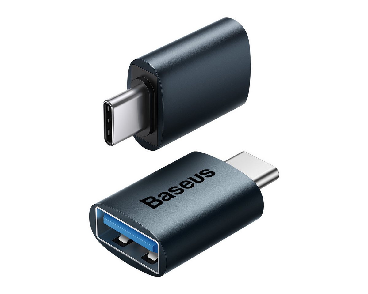 Baseus Ingenuity Series USB Type C auf USB-A 3.2 Gen 1 Adapter blau USB-Adapter von Baseus