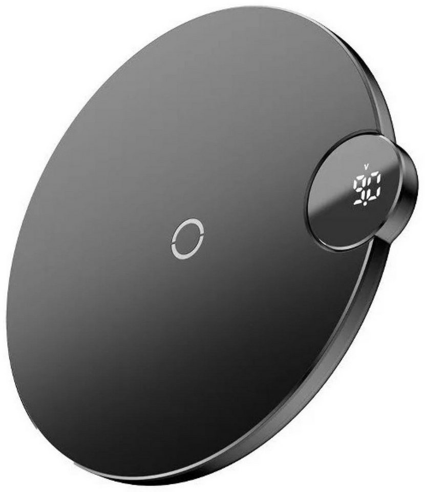 Baseus Ladegerät Wireless Inductive Charger 10W - Schwarz, Smartphone Induktions-Ladegerät von Baseus