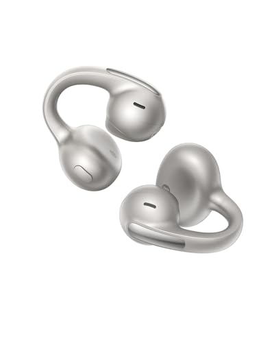 Baseus MC1 Pro Open Ear Kopfhörer, Ohrclip mit Beeindruckender Klang, Adaptiver Bassverstärkung, Bluetooth 6.0, Geräuschunterdrückung bei Anrufen, IP67, 40H Akk, 5,0g Buds - Titanfarbe Baseus MC1 Pro Open Ear Kopfhörer, Ohrclip mit Beeindruckender Klang, Adaptiver Bassverstärkung, Bluetooth 6.0, Geräuschunterdrückung bei Anrufen, IP67, 40H Akk, 5,0g Buds - Titanfarbe von Baseus