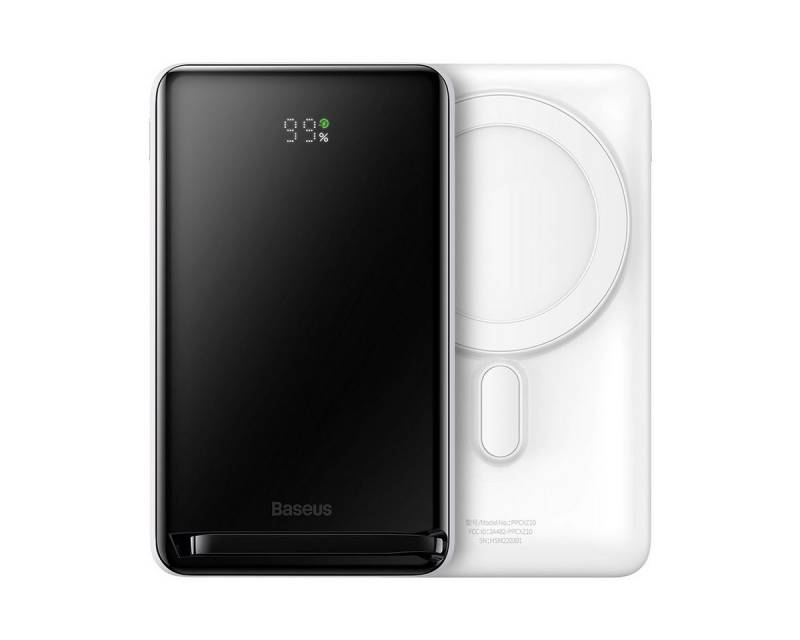 Baseus Magnetic Bracket Powerbank kabellosem Laden 10000mAh 20W + USB Typ C Powerbank von Baseus