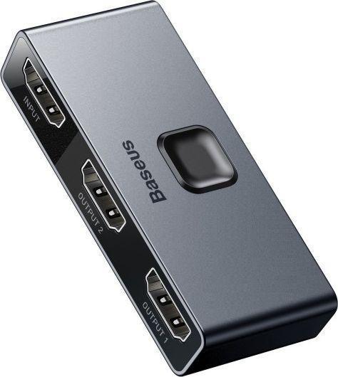 Baseus Matrix HDMI 4K HD Splitter Kabelsplitter Grau (6953156219700) von Baseus