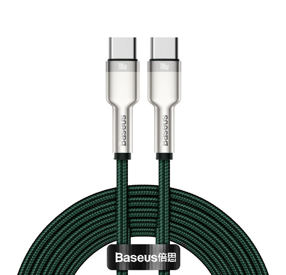 Baseus Metal Datenkabel USB Type C - USB Type C 100 W (20 V / 5 A) 2 m X-Link Lade-und Datenkabel von Baseus