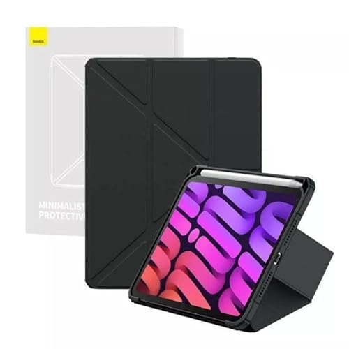 Baseus Minimalist Series iPad Mini 6 8,3 Zoll Schutzhülle (Schwarz) von Baseus