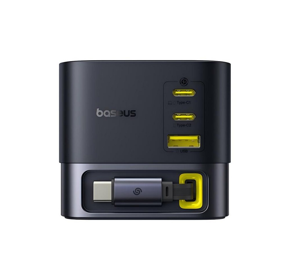 Baseus Multifunktionales 100W Ladegerät mit 3 Type-C und 1 USB-C USB-Ladegerät (1-tlg) von Baseus