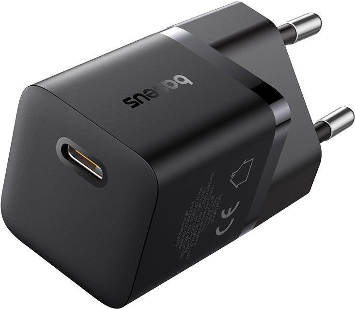 Baseus P10110909113-01 USB-C GaN5 mini 25W Netzladegerät Schwarz (P10110909113-01) von Baseus