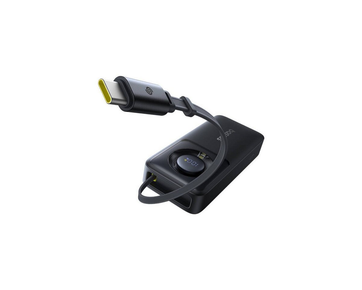 Baseus Powerbank Free2Pull 10000mAh 30W + Kabel (schwarz) Powerbank 10000 mAh Baseus Powerbank Free2Pull 10000mAh 30W + Kabel (schwarz) Powerbank 10000 mAh von Baseus