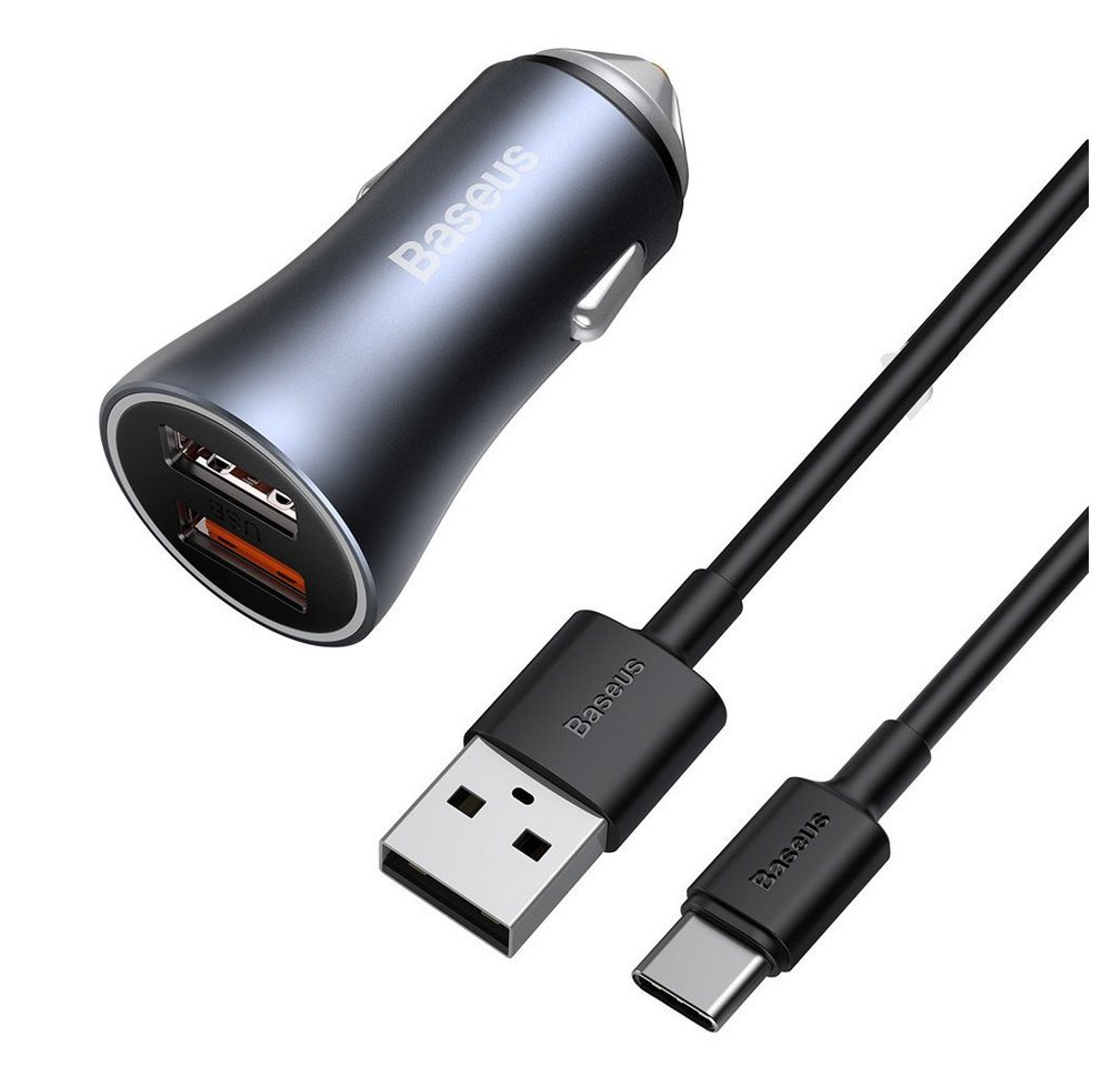 Baseus Quick Charger Auto Ladegerät 2x USB 40 W Quick Charge Smartphone-Ladegerät Baseus Quick Charger Auto Ladegerät 2x USB 40 W Quick Charge Smartphone-Ladegerät von Baseus