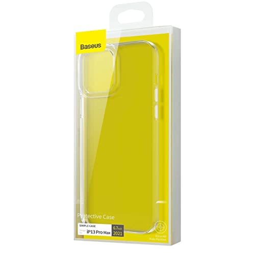 Baseus Simple Series Case Transparent Gel Case iPhone 13 Pro Max Transparent (ARAJ000202) von Baseus